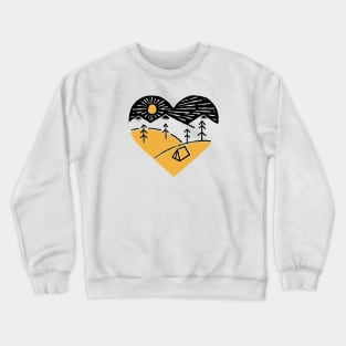 Camp Lover for light Crewneck Sweatshirt